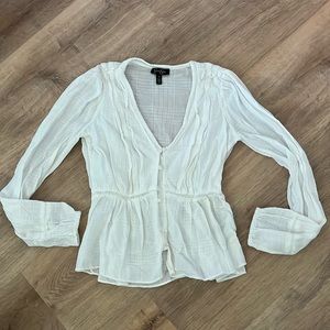 Jessica Simpson Linen Long sleeve